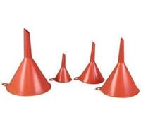 cartrend Set di 4 imbuti arancione