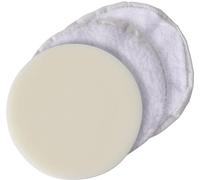 cartrend Set di Accessori per lucidatura, 125 mm, Set di Accessori per lucidatrici con Piastra per lucidatura da 125 mm, Cuscinetti per lucidatura in 1 Pelliccia Sintetica, 1 Spugna, 1 Spugna per