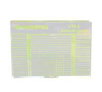 Cartridge Alignment - Acrylic, 2.59x1.88in Phono Cartridge Alignment Tool High-Definition Accuracy | Easy-to-Use Precision Setup Guide, Turntable Calibration Gauge For Vinyl Turntables, Record Players