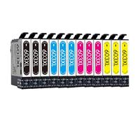 Cartridgeify 12er-Pack 603 XL Cartucce d'inchiostro Compatibile con Epson 603 603XL Multipack, per Expression Home XP 2100 2105 3100 3105 4100 4105, Workforce WF 2810 2830 2835 2850