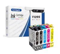 Cartridgeify 5er-Pack T1295XL T12XL Cartucce d'inchiostro Compatibile con Epson T1291 T1292 T1293 T1294 XL, per Workforce WF-3520 WF-3540, Stylus SX235W SX425W SX445W, Stylus Office SX435W BX635FWD