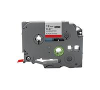 Cartridgeify Nastro per Etichette Compatibile con Brother P-Touch Tapes TZ TZe-431 (12mm x 8m), Nero su rosso, per etichettatrice PTouch PT-D210 PT-D220 PT-D200 PT-H110 PT-D400 H100LB H100LB…