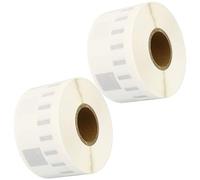 Cartridges Kingdom 2 Rotoli 99013 S0722410 (36mm x 89mm) Etichette trasparenti per DYMO LabelWriter 4XL 450 400 330 320 310 Twin Turbo Duo Seiko SLP 450 420 400 200 100 Pro Plus| 260 Etichette/Rotolo