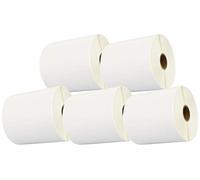 Cartridges Kingdom 5 x Zebra 100mm x 50mm Bianco Termica Diretta Etichette (1000 Etichette per Rotolo) compatibile per Zebra etichettatrici