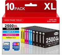 Cartucce 2500XL Canon Maxify MB5050 MB5150 MB5155 MB5350 MB5450 MB5455 10 Pezzi