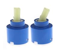 cartucce a dischi ceramici da 40 mm in plastica, per lavabo, doccia, miscelatore, riparazione, sostituzione
