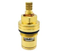 Cartucce a disco ceramico Valvola di ricambio for rubinetto Pressacavo a un quarto giro 1/2 22 scanalature(Blue)