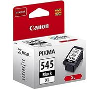 Cartucce Canon PG-545XL NERO - 1 PEZZO - Ricarica Getto D’Inchiostro Alta Resa Elevata Per Stampanti PIXMA iP2850, MG2450, MG2550, MG2555, MG2950, MG2950S, MX495