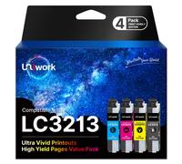 CARTUCCE COMPATIBILI BROTHER LC3213 LC3211 INCHIOSTRI PER STAMPANTI A GETTO D'IN