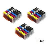 CARTUCCE COMPATIBILI CANON PGI 580 CLI 581 CON CHIP KIT 5 10 15 20