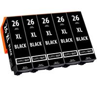 CARTUCCE COMPATIBILI EPSON 26XL NERO 5 PEZZI PER EXPRESSION PREMIUM XP510 XP520