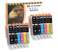 CARTUCCE COMPATIBILI PER CANON PGI 550 XL CLI 551 XL 12 PEZZI PER STAMPANTE PIXM