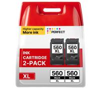 CARTUCCE COMPATIBILI PG 560 PG 560XL PER CANON 560 XL NERO 2 PEZZI