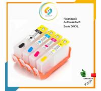 Cartucce compatibili ricaricabili per serie HP 364XL PhotoSmart B109 B209 C309