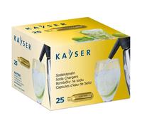 Cartucce di CO2 Kayser, per Quick Soda Maker, 7,5G, 25 Cartucce