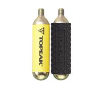 Cartucce di CO2 Topeak Cartridge 25g Threated (x2) Noir