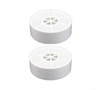 Cartucce di filtro dell'acqua del bagno 9cm Multi-Layer 2 Pack ABS maglia | Include sfere filtranti per acqua più pulita, supporta la salute della pelle e dei capelli, dura fino a tre mesi di