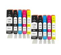 Cartucce di inchiostro da 20pk compatibili con PGI580 CLI581 PGI 580 581 per TS705 TR7550 TR8550 TS6150 TS6250 TS8150 TS8250(2SET)