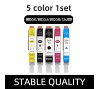 Cartucce di inchiostro da 364xl compatibili con 7520 B010A B110A B110C B110E B111A B109A B109D B109F B109N B209A B209C B210A B210C B210C Stampanti Sostituzione Ink(5 color 1set)