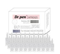 Cartucce di ricambio Nano 3D per Dr. Pen M5 M7 N2 E30 - Cartucce 3D Nano Beauty, punte igieniche monouso per pelle dall'aspetto lucido, set mensile per la cura domestica o in studio (Nano 3D, 30 pezzi