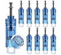 Cartucce di ricambio per aghi per microneedling Dr.pen A9 M8S A8S, cartucce di ricambio usa e getta per micro aghi (18 pin, 10 pezzi)