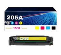 Cartucce di toner 205A compatibili con la cartuccia di toner nero HP 205A CF530A. Funzionano con le stampanti HP Laserjet Pro M154a M154nw MFP M180 M181fw.,Y