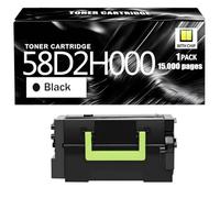 Cartucce di Toner 58D2000, 58D2H00, 58D2X00, 58D2U00 Compatibili per Lexmark - Per MS823, MS825, MX822, MS725, MX725, MS826, MX826 con Chip