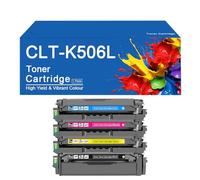 Cartucce di toner ad alta capacità CLT-K506L di ricambio per stampante Samsung CLP-680 680DW 680DN CLX-6260FR 6260FD 6260FW 6260ND 6260NR con chip,K506L-4 Color