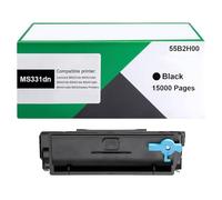 Cartucce Di Toner Ad Alta Capacità MS331dn Di Ricambio Per Stampanti Lexmark 55B2000 55B2H00 55B2X00 Per Lexmark MS331dn MX331adn MS431dn MS431dw MX431adn MX431adw MX432adwe,Black-15000 Pages