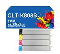 Cartucce di toner ad alta resa CLT-K808S compatibili CLT-K808S CLT-C808S CLT-Y808S CLT-M808S sostitutive per stampante Samsung MultiXpress X4300LX X4250LX X4220RX,K808S-4 Color