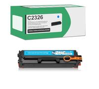 Cartucce Di Toner Compatibili C2326 24B7495 24B7496 24B7497 24B7498 (senza Chip) 5500-6000 Pagine Ad Alta Capacità Per Stampanti Lexmark C2326 XC2326,Cyan-1 Pack