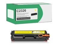 Cartucce Di Toner Compatibili C2326 24B7495 24B7496 24B7497 24B7498 (senza Chip) 5500-6000 Pagine Ad Alta Capacità Per Stampanti Lexmark C2326 XC2326,Yellow-1 Pack