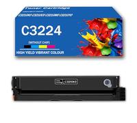 Cartucce di toner compatibili C3224 BK/C/M/Y per stampante Lexmark C3224 C3426 MC3326 C3426dw MC3426adw MC3426i MC3326adwe MC3224dwe, installazione comoda, senza chip,Black-1Pack