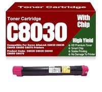 Cartucce di toner compatibili C8030 C8035 C8045 C8055 C8070 nero giallo magenta ciano toner ad alta capacità per Xerox AltaLink C8030 C8035 C8045 C8055 C8070 Stampanti,Magenta-C8030