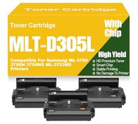Cartucce di toner di ricambio MLT-D305L ad alta capacità MLT-D305S per Samsung ML-3750 3750N 3750ND ML-3753ND Stampanti,MLT D305S-3PC