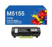 Cartucce di toner nero M5155 ad alta resa 35000 pagine compatibili con la stampante Lexmark M5155 M5163 M5170 XM5163 XM5170,M5155-1Set
