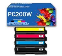 Cartucce di toner PC200W, confezione da 4, ad alta capacità (senza chip), compatibili con la stampante RICOH MC240FW serie PC200W, 408451 408452 408453 408454, cartuccia d'inchiostro,4Color-4500Page