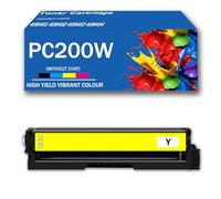 Cartucce di toner PC200W, confezione da 4, ad alta capacità (senza chip), compatibili con la stampante RICOH MC240FW serie PC200W, 408451 408452 408453 408454, cartuccia d'inchiostro,Y-4500Page