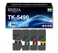 Cartucce Di Toner TK-5490 per Kyocera ECOSYS PA2101cx MA2101cfx Stampante, Sostituzione Cartuccia Toner Ad Alta Capacità TK-5490K TK-5490C TK-5490M TK-5490Y,4 Colors-1 Pack