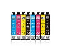 Cartucce d'inchiostro compatibili 603XL T 603 XL, compatibili for stampante Epson XP-2100 XP-2105 XP-3100 XP-3105 XP-4100 XP-4105 WF-2810 WF-2830(8pcs)