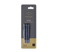 Cartucce d'inchiostro Parker Quink - penna stilografica - nero - confezione da 3