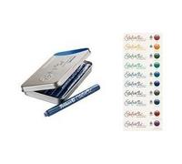 Cartucce d'inchiostro Pelikan 339630 GTP/6 Inchiostro Edelstein in custodia di metallo NEW