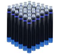 Cartucce d'Inchiostro per Jinhao Penna Stilografica Colore Blu, set di 50 Ricaricare le Cartucce di Inchiostro Dimensione Standard Internazionale, Diametro Foro 2,6 mm