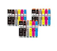 Cartucce d'inchiostro PGI-530 CLI-531 compatibili con Canon PIXMA TS8750