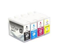 Cartucce d'inchiostro SJIC35P compatibili for Epson CW-C6500P CW-C6000A | CW-C6000P CW-C6500A, 80ML, chip incluso, stampa etichette(1 Set)