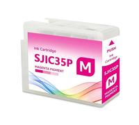 Cartucce d'inchiostro SJIC35P compatibili for Epson CW-C6500P CW-C6000A | CW-C6000P CW-C6500A, 80ML, chip incluso, stampa etichette(MG)