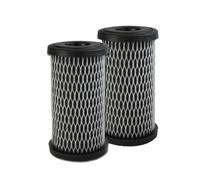 Cartucce filtranti for la purificazione dell'acqua al carbone attivo a doppio scopo - Confezione da 2 for la filtrazione dell'acqua del rubinetto