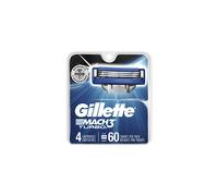 Gillette Mach3 Confezione da 4 Cartucce Lame da Barba per Rasoio New Mach 3 G...