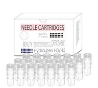 Cartucce H24Pin per Hydra Pen H3 H5 - Camera di siero da 3 ml, controllo manuale del flusso a 3 livelli, punte di bellezza per raffinazione e consistenza morbida, per una maggiore erogazione