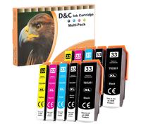 CARTUCCE INCHIOSTRO COMPATIBILI EPSON 33XL PER XP 7100 XP 830 MULTIPACK 5 COLORI